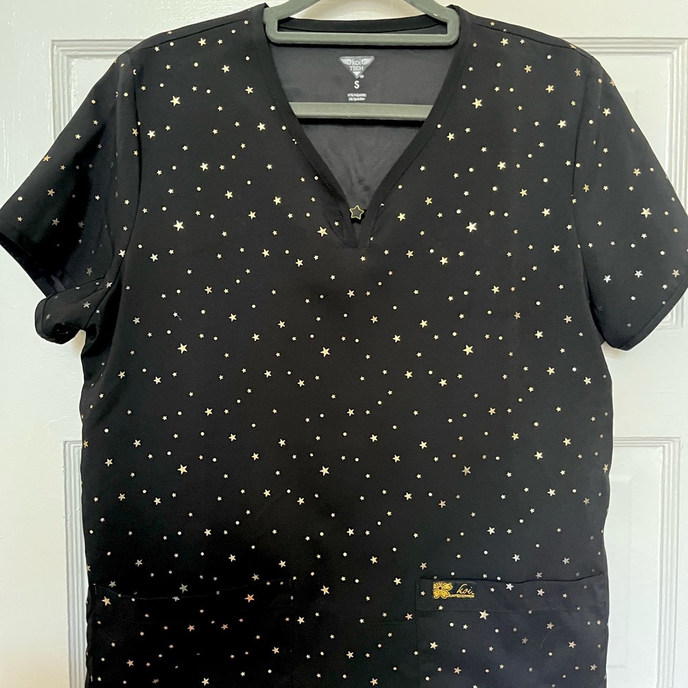 Koi Scrub Top